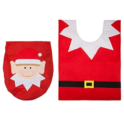 Image of Snow White PMS ELF TOILET SEAT COVER AND MAT SET IN POLYBAG W/HEADER CA