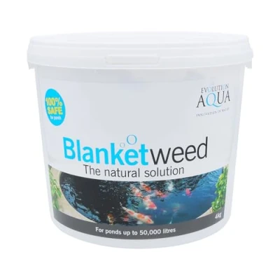 Image of Evolution Aqua Blanketweed Effective Blanket Weed Treatment for Ponds &amp; Pond Algae Remover and Cleaner All Natural Solution Treats up to 50000L 4KG