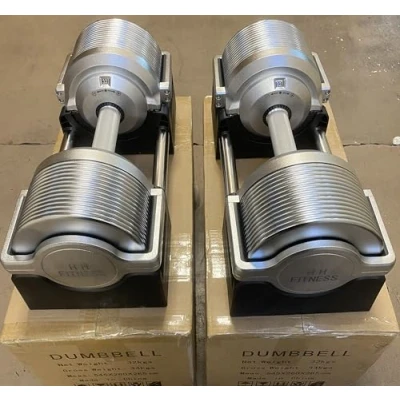 Image of 2 x 32KG Adjustable Dumbbells Pair (1kg increments)