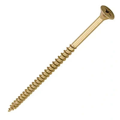Image of TIMCO C2 Strong Fix Multi Purpose Premium Countersunk Gold Woodscrews 5.0 x 100 Box of