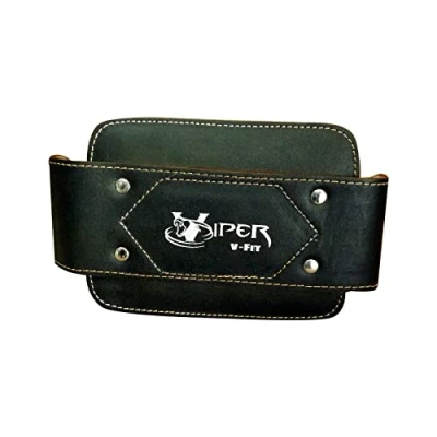 Image of Viper Dipping Belt Weight Lifting Leather Heavy Duty Dip Belts Chain Strength &amp; Training Pull up Weighted Strap Black