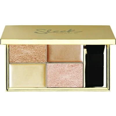 Image of Sleek MakeUP Highlighting Palette, Four Dazzling Shades for a Supercharged Glow, Long Lasting and Lightweight, Intense Colour, Cleopatra’s Kiss