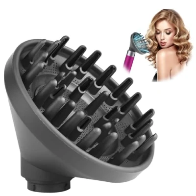 Image of Chuancheng Diffuser Nozzle Attachment for Dyson Airwrap Styler Attachments, Converting Air Wrap Curling to A Hair Dryer