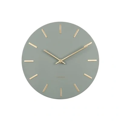 Image of Karlsson &#039;Charm&#039; Wall Clock JUNGLE GREEN, 30cm (KA5821DG)