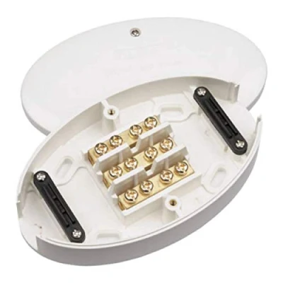 Image of Click WA220 Heavy Duty Junction Box 3 Terminal 60 Amp (White)