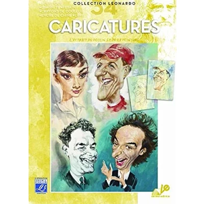 Image of Lefranc &amp; Bourgeois Léonardo n34 Study Book Caricatures [French Language]