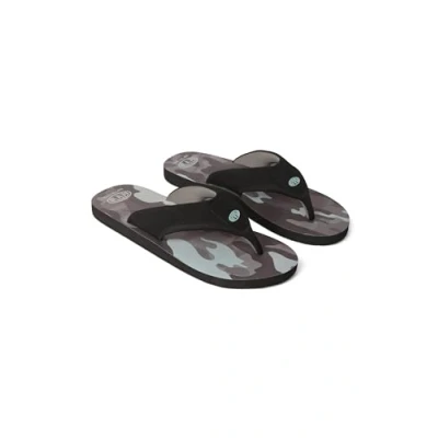 Image of Animal Jekyl Mens Recycled Flip Flops Slip on, Lightweight &amp; Comfortable with Soft Padded upper Straps Best for Spring Summer, Beach Outdoors Medium Grey Adult Shoe Size 8
