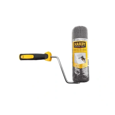 Image of HARDY WORKING TOOLS Roller for Putty 25 cm with Handle Cleaning Special Applying and Rolling Plaster