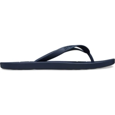 Image of Crocs Unisex Flip Flop, Navy, 9 UK