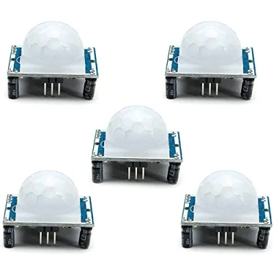 Image of Fasizi 5pcs Human Sensor Module Pyroelectric Infrared PIR Motion Detector Modules