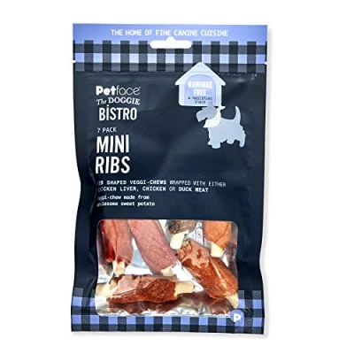 Image of Petface The Doggie Bistro 7 Mini Ribs for Dogs, 105g