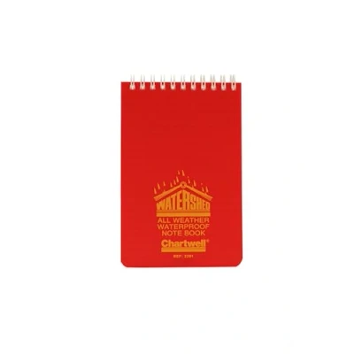 Image of Exacompta Ref 2291Z Chartwell Watershed&#039; All Weather Waterproof Pocket Notepad (50 Pages) 156 x 101mm in Size, Lined Rulings Suitable for Use Wet Conditions
