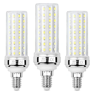 Image of HZSANUE LED Corn Bulbs 20W, 150W Incandescent Equivalent, 2300 Lumen, 4000K Natural White, E14 Small Edison Screw, Pack of 3