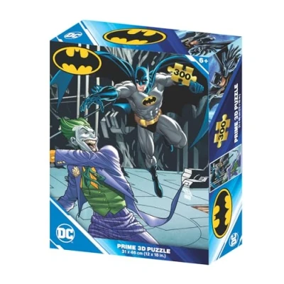 Image of PRIME 3D DC Comics Batman vs. Joker Lenticular Jigsaw Puzzle 46cm x 31cm 300 pcs Games &amp; Puzzles Ages 6+