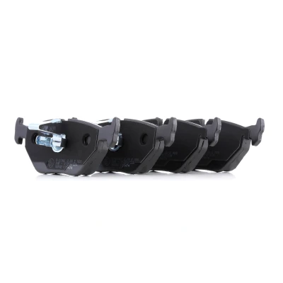 Image of 34211163395, 34212157591, 34212157592, 34216761281 Brake pad set FEBI BILSTEIN 16190 Rear Axle prepared for wear indicator with piston clip