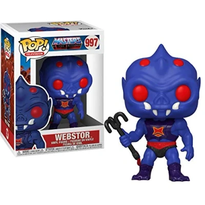 Image of Funko POP! Animation: Masters Of the Universe Webstor Collectable Vinyl Figure Gift Idea Official Merchandise Toys for Kids &amp; Adults TV Fans Model Collectors and Display