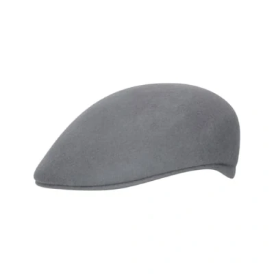 Image of WALKER AND HAWKES Wool Felt Lostock Flat Cap Grey L (59cm)
