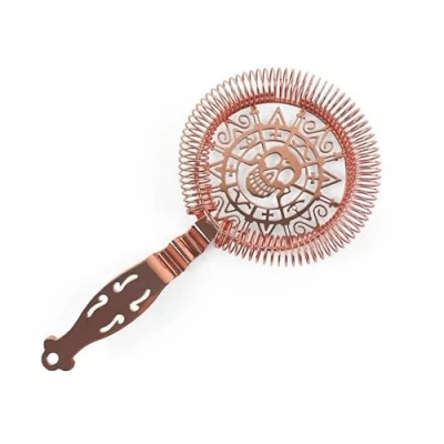 Image of Beaumont 3977 Cocktail Strainer, Stainless Steel, Brown