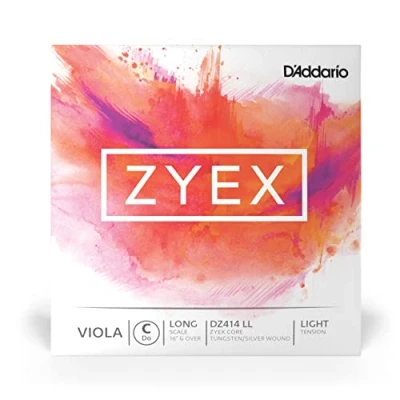 Image of D&#039;Addario Zyex Long Scale Light Tension Single C String for Viola