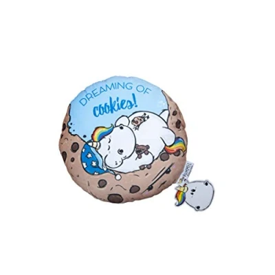 Image of Herding PUMMELEINHORN Soft Velvet Pillow with Reversible Motif, Ø 30 cm, Multicoloured