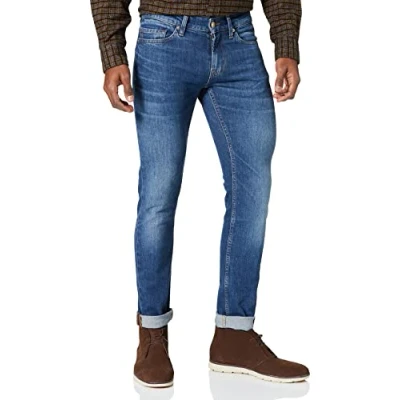 Image of 7 For All Mankind Men&#039;s JSD4K850NV Jeans, Mid Blue, 28