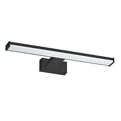 Image of Oktaplex Lighting LED Mirror Light 40 cm Black Wall Mounted 3000 K Warm White 8 W 570 lm Bathroom Lamp