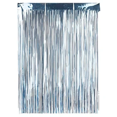 Image of Snow White XMAS 38 X 50CM ANGEL HAIR LAMETTA CARD ICE BLUE
