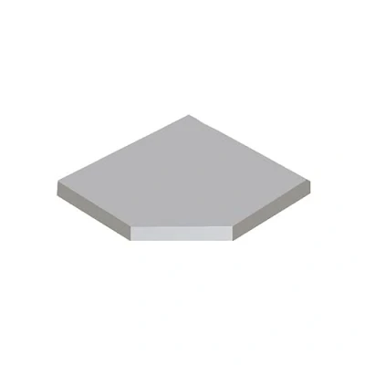 Image of NIGMA® Floating Shelf, Wall Shelf for Photos, Decorations Living Room, Kitchen, Hallway, Bedroom, Bathroom (Hexagonal Corner, Grey)