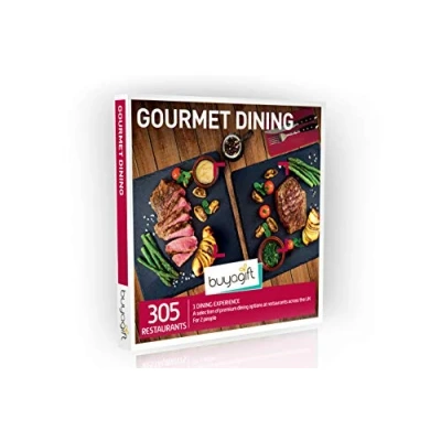 Image of Buyagift Gourmet dining Gift Experience Box 305 delicious options from fine to tasting menus
