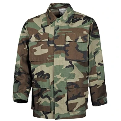 Image of MFH US BDU Field Jacket Ripstop Woodland Camo size M