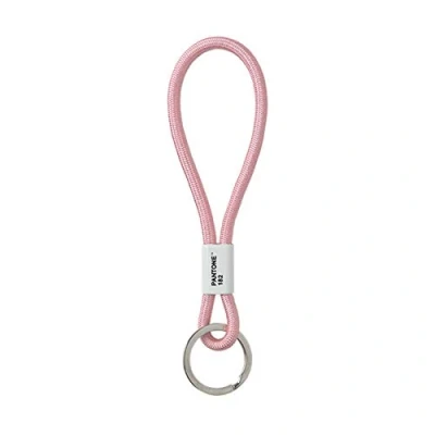 Image of Copenhagen Design Pantone Chain S, Short Key Hanger, Nylon, Light Pink, 182 C, Blue, Small 101300182