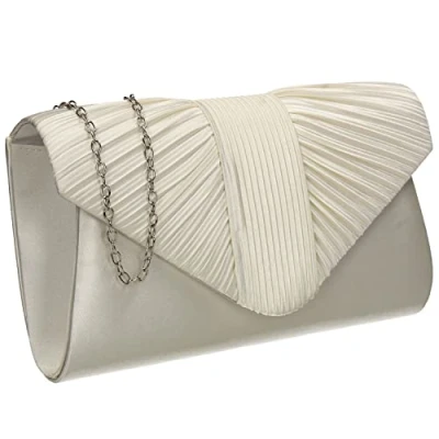 Image of SwankySwans Women&#039;s Sophie Clutch Bag, Ivory