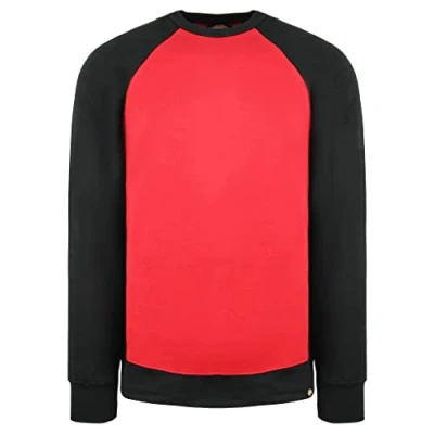 Image of Dickies Hoodie/Pullover 2 Tone Sweatshirt Red/Black 3XL