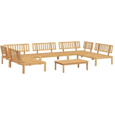 Image of Vidaxl 6 Piece Garden Pallet Sofa Set Solid Wood Acacia