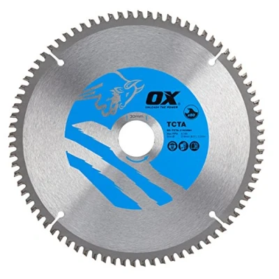 Image of OX Alu/Plastic/Laminate Cutting Circular Saw Blade 216/30mm, 80 Teeth TCG