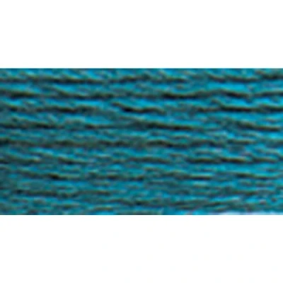 Image of DMC 117 3809 Mouline Stranded Cotton Six Strand Embroidery Floss Thread, Very Dark Turquoise, 8.7 Yard