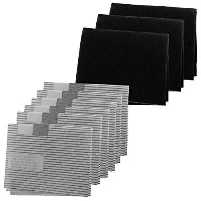 Image of SPARES2GO Cooker Hood Grease Filter Kit for Lamona Kitchen Extractor Fan Vent (6 x Grease, 3 Carbon Filters)