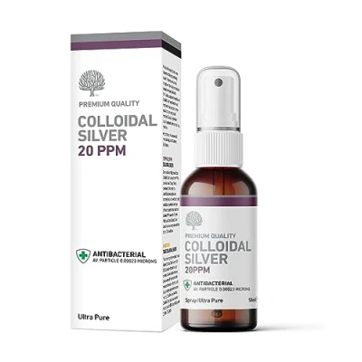 Image of Nature&#039;s Greatest Secret Premium Quality Antibacterial 20ppm Colloidal Silver Spray 50ml