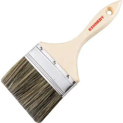 Image of Kennedy Paint Brush Wooden Handled 4&quot; Wide