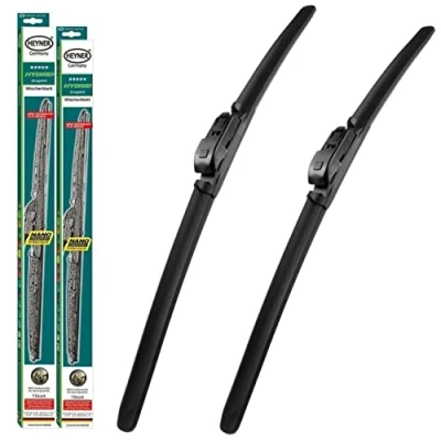 Image of HEYNER Hybrid Wiper Blades Fits: Mercedes C Class (W204) 2013 2014 With Push button arm 24&quot; HH2222TL