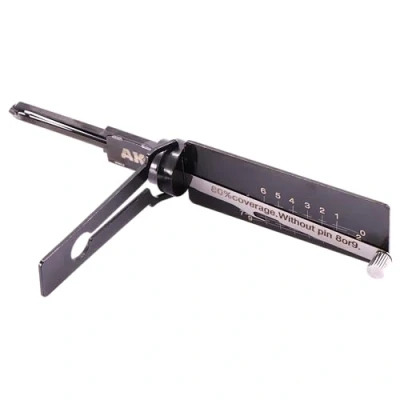 Image of Lock Pick Locksmith Tool for Yale Locks, 2 in 1 Picking and Decoder Tool, UK Door LockPick Kit (YALE 6 B)
