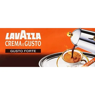 Image of Lavazza Crema e Gusto forte ground coffee 1kg pack