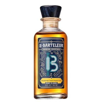 Image of Le Barteleur Cocktail Collection Premium Ready To Drink, Pre Mixed Bar Quality Cocktails 10cl each (Pornstar Martini Cocktail)