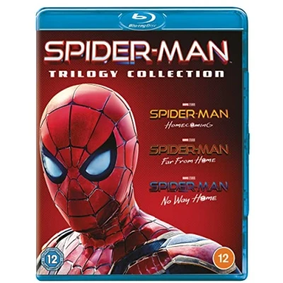 Image of Spider Man Triple: Home Coming, Far from &amp; No Way [Blu ray] [2021]