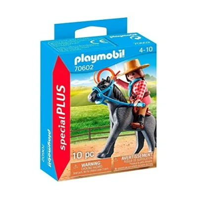 Image of Playmobil 70602 Special Plus Western Horseback Ride, Fun Imaginative Role Play, PlaySets Suitable for Children Ages 4+