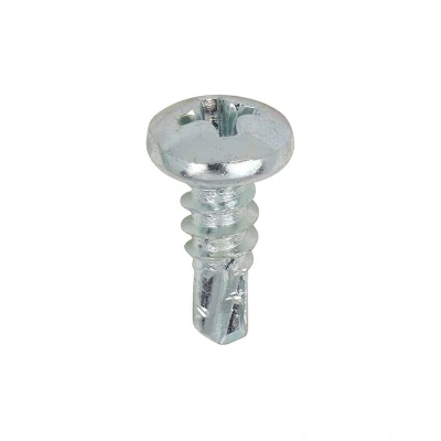 Image of 2x TIMCO Metal Construction Sheet &amp; Stud Screws PH Pan Selfdrilling Zinc 07716PPSD