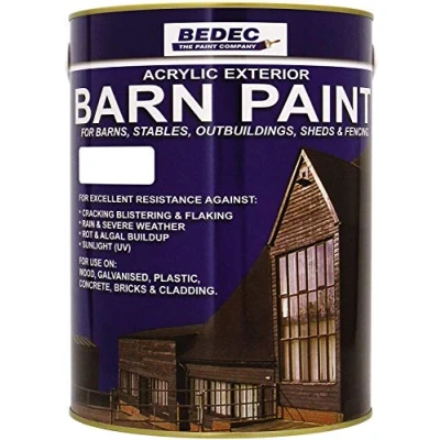 Image of Bedec Barn Paint Black Semi Gloss 20 litres