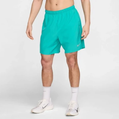 Image of Nike Dri FIT Challenger 2 in 1 7 Inch Running Shorts, Size M, Green for Men Comfortable and Breathable Performance Gear