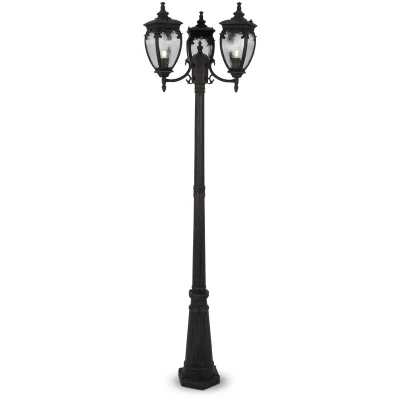 Image of Fleur Outdoor Lamp Posts Bronze Antique, IP44