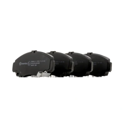Image of 06450S0KJ01, 06450S0KJ02, 06450S3NJ00, 06450S6EE50, 06450S7AN00 Brake pad set BREMBO P 28 034 with acoustic wear warning without accessories